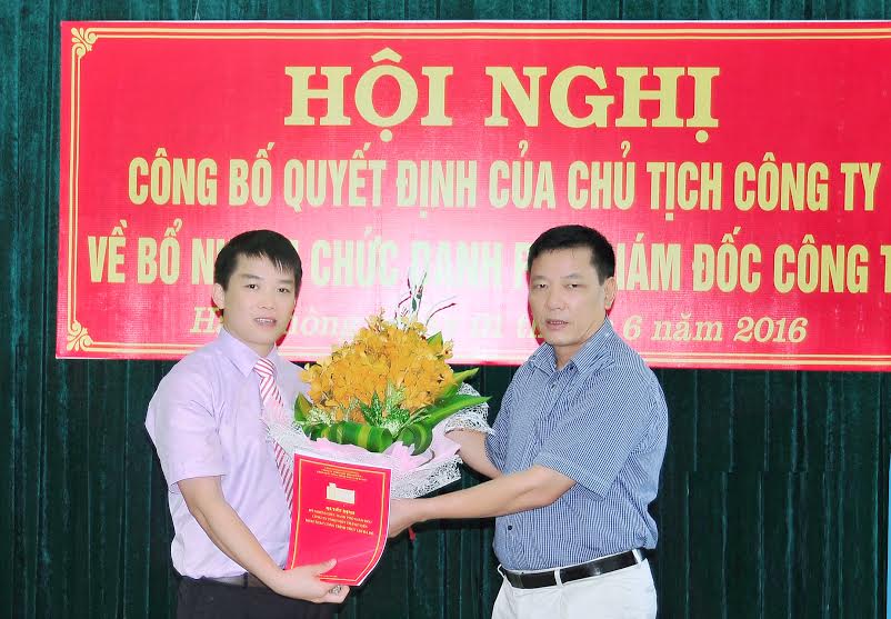 Hội nghị công bố quyết định bổ nhiệm Phó Giám đốc công ty