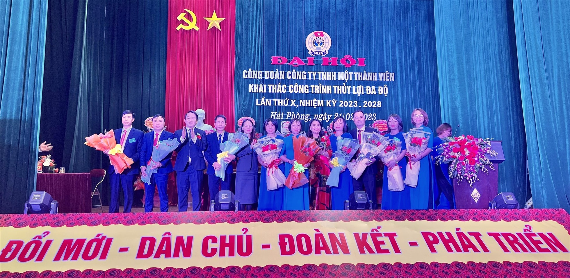 CĐ ngành NN và PTNT chỉ đạo Đại hội điểm tại Công ty TNHH MTV Khai thác công trình thủy lợi Đa Độ